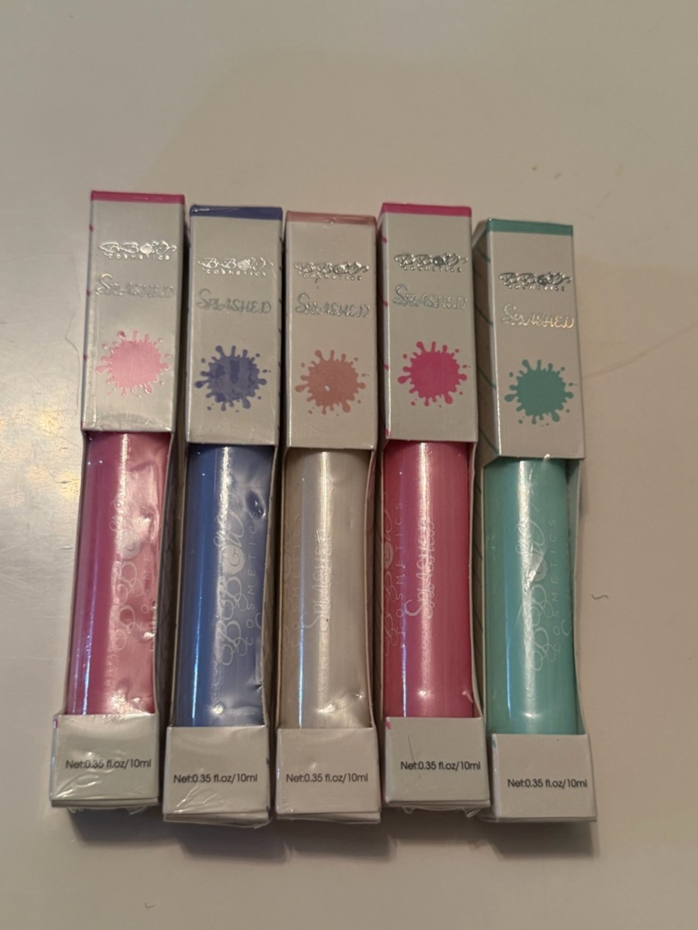 Slashed Liquid Eyeliner Set – Pink, Blue, Pearl, Rose, Mint